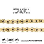 Gold X-Ring Chain Hawk 250 Motorcycle 428