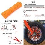 75pcs Spoke Skins for 21" Motorcycle Rims