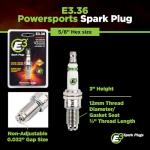 E3 Spark Plugs for Hawk 250 Motorcycle