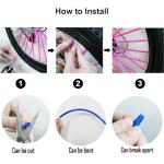 75pcs Spoke Skins for 21" Motorcycle Rims