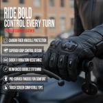 XL Men's Premium Leather Street Palm Sliders Gloves