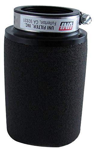 Uni Filter UP-4182 Black Universal Urethane Flange Straight Clamp-On Pod Filter