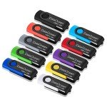 10 Pack of Colorful 4GB USB Flash Drives