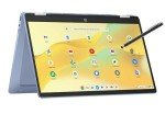 HP 14" 2-in-1 Touchscreen Chromebook in Blue