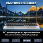 Bvate 14" Laptop, Win 11, 256GB SSD, FHD