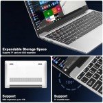 Bvate 14" Laptop, Win 11, 256GB SSD, FHD