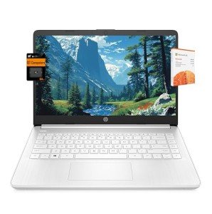 HP 14" Lightweight Laptop for Students and Home