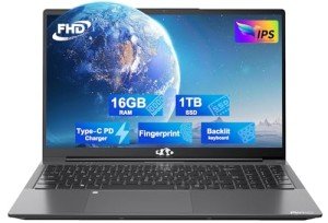 NIMO 15.6" FHD Student Laptop with 16GB RAM