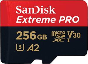 256GB SanDisk Extreme PRO® microSD™ Card with Adapter