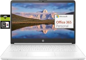 HP 14" Lightweight Laptop with 8GB RAM & Office 365