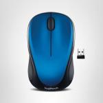Logitech M317 Wireless Mouse - Blue, USB Receiver