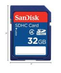 SanDisk 32GB SDHC Memory Card - Reliable Storage