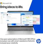 HP 15.6" Touchscreen Laptop with Office & Earphones