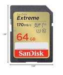 SanDisk 64GB Extreme SDXC Memory Card