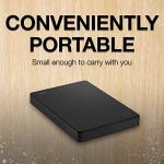 Seagate 2TB Portable External Hard Drive - USB 3.0