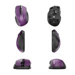 TECKNET Wireless Ergonomic Mouse – 6 Buttons, 2600 DPI