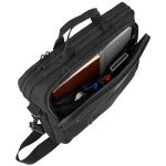 15.6" Black Laptop Carrying Case with Strap