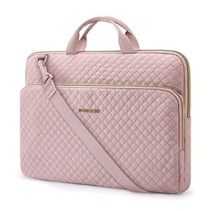 BAGSMART Pink Protective Sleeve for 15.6" Laptops