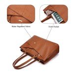 Waterproof Leather Laptop Tote Bag for Women