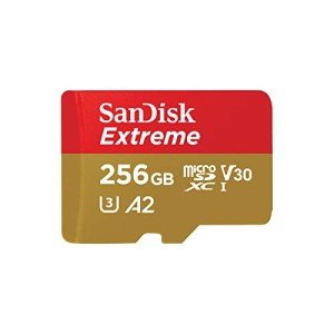 SanDisk 256GB Extreme MicroSD Card with Adapter