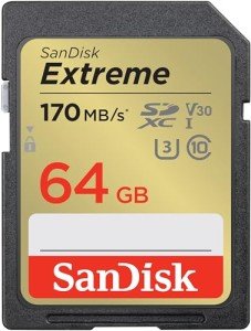SanDisk 64GB Extreme SDXC Memory Card