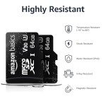 Amazon Basics 64GB MicroSDXC Memory Card 2-Pack