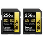 Lexar Gold Series 256GB UHS-II SDXC Memory Card Pack