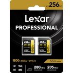 Lexar Gold Series 256GB UHS-II SDXC Memory Card Pack