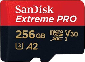 256GB SanDisk Extreme PRO® microSD™ Card with Adapter