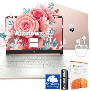HP 14" Ultralight Laptop with Intel 4-Core Processor