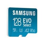 SAMSUNG EVO Select 128GB microSD Card + Adapter