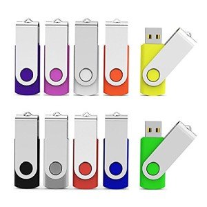 10-Pack 32GB USB Flash Drives in Mixed Colors