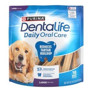 Purina DentaLife Large Dog Dental Chews - 18 Count