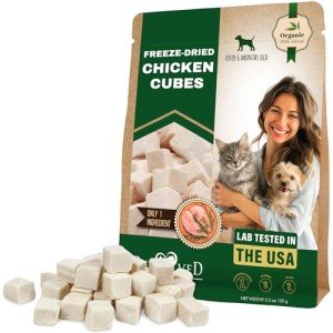 Freeze-Dried Chicken Treats for Dogs and Cats