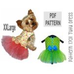 Dog Tutu Dress Sewing Pattern for Pets