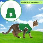 St. Patrick's Day Shamrock Pet Hoodie for Cats