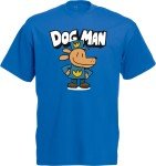Dog Man Cartoon T-Shirt for Kids