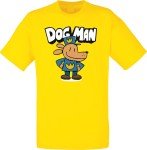 Dog Man Cartoon T-Shirt for Kids