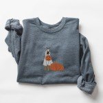 German Shepherd Halloween Sweatshirt - Spooky GSD Design