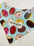 Custom Reversible Dog Bandana - Donut Design