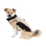 Beige Quilted Dog Vest for Stylish Pups