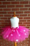 Pink Polka Dot Tutu for Toddler Girls