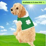 St. Patrick's Day Shamrock Dog Hoodie Outfit