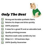 St. Patrick's Day Shamrock Dog Hoodie Outfit
