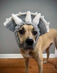 Triceratops Dog Snood Cowl Crochet Pattern