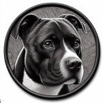 Pitbull Patch Iron-on/Sew-on for Clothing & Bags