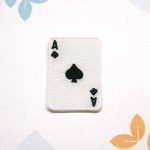 Ace of Spades Iron-On Patch for Dogs