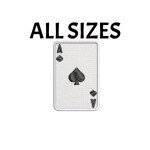 Ace of Spades Iron-On Patch for Dogs