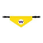 Wario Dog Bandana Collar - Fun Nintendo Style