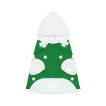 St. Patrick's Day Shamrock Dog Hoodie Outfit